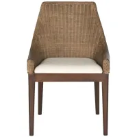 Franco Sloping Chair in BROWN by Safavieh