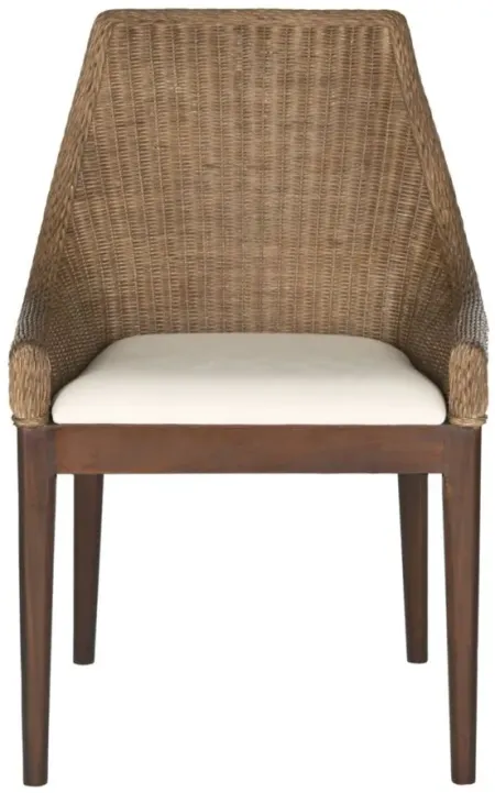 Franco Sloping Chair in BROWN by Safavieh