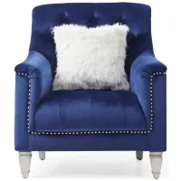 Dania Chair in Navy Blue by Glory Furniture