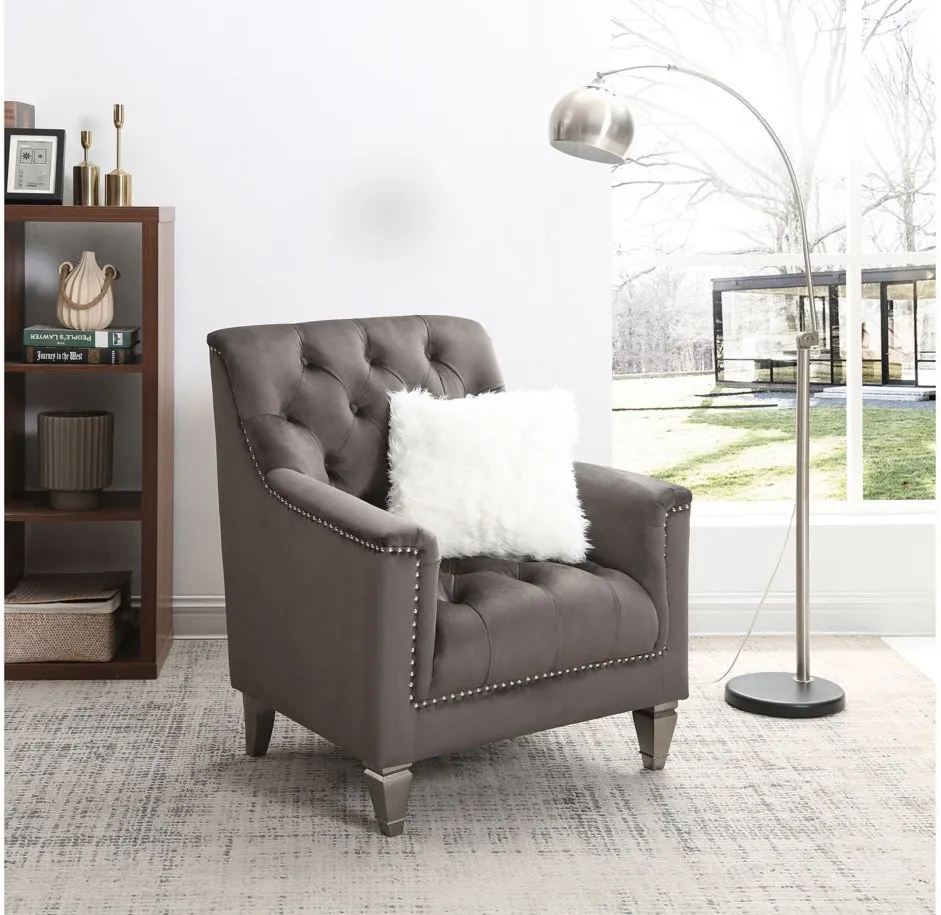 Dania Chair in Gray by Glory Furniture