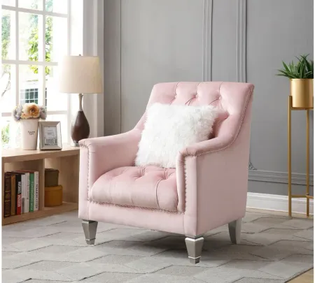 Dania Chair in Pink by Glory Furniture