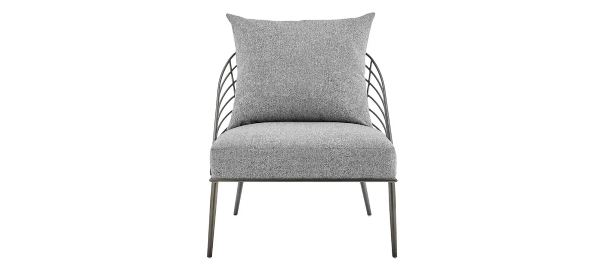 Kelby Accent Chair in Princeton Gray by New Pacific Direct