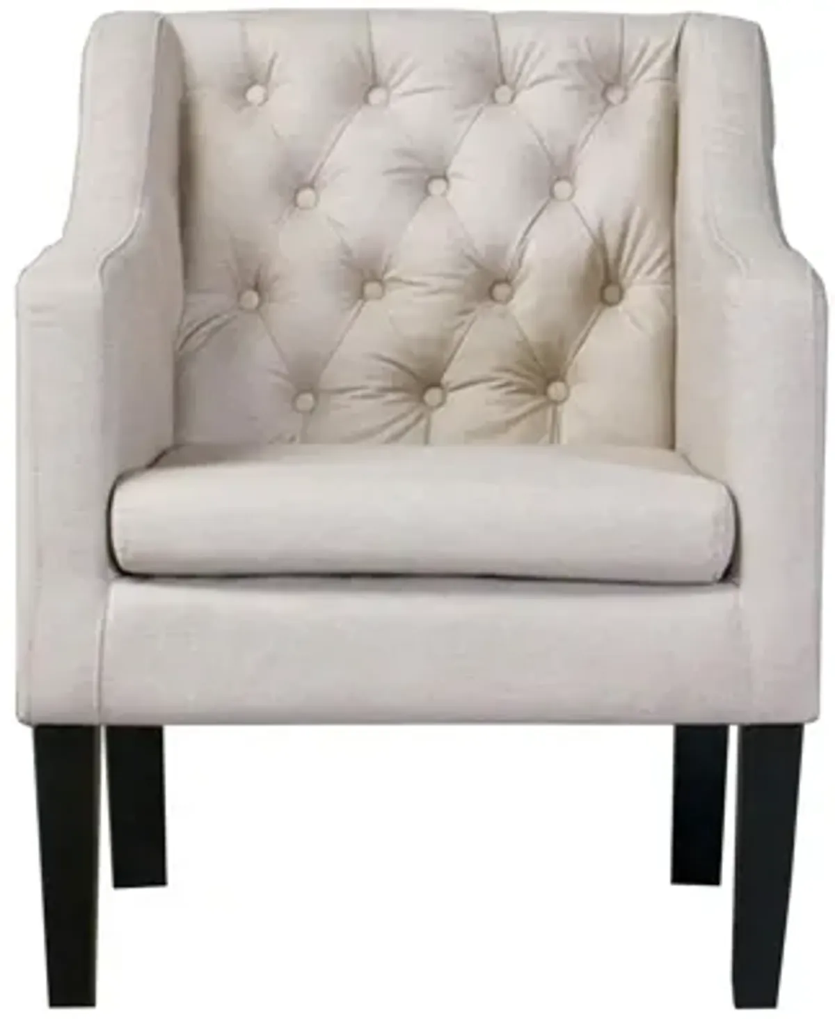 Brittany Club Chair in Beige by Wholesale Interiors