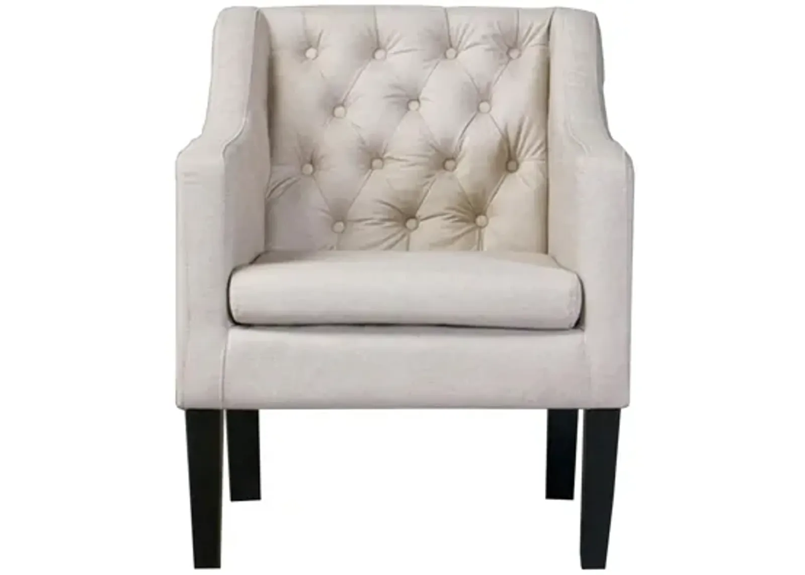 Brittany Club Chair in Beige by Wholesale Interiors