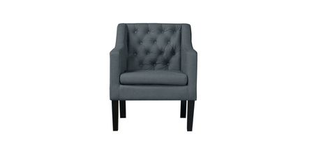 Brittany Club Chair in Gray by Wholesale Interiors