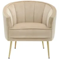 Tania Accent Chair in Champagne by Lumisource
