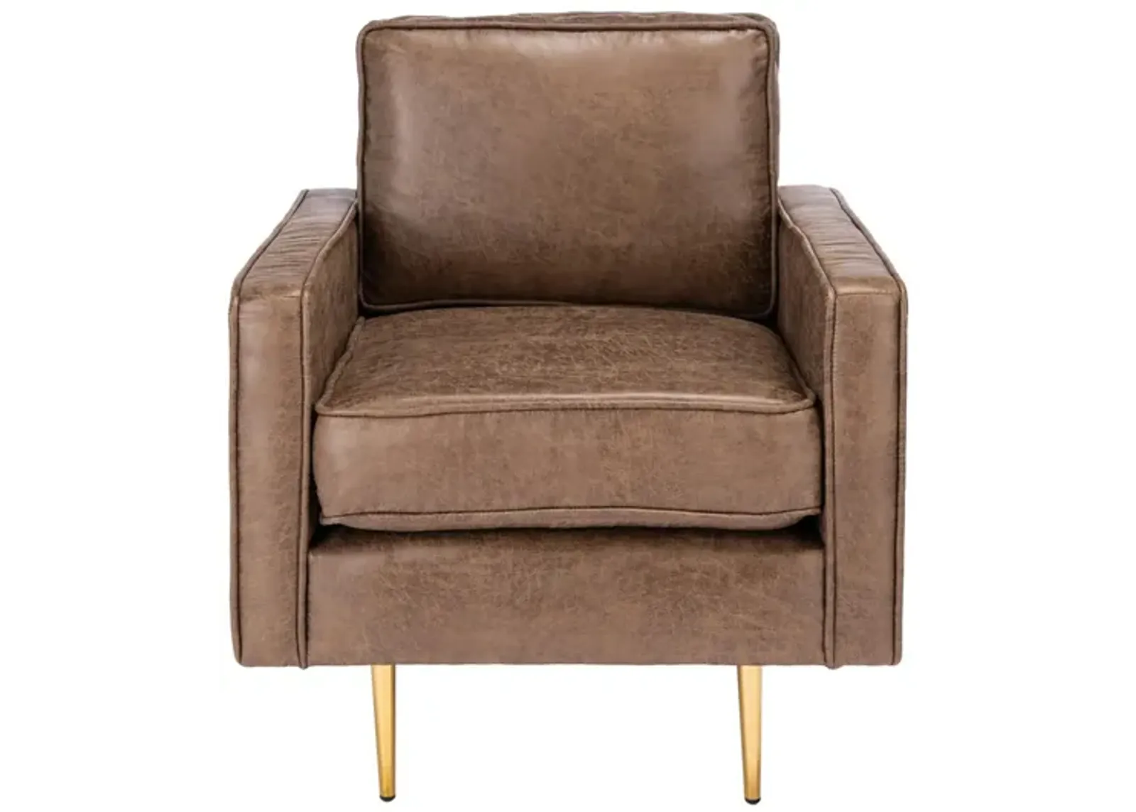 Paityn Accent Chair in BROWN by Safavieh