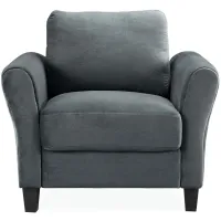 Warren Chair in Dark Gray by Lifestyle Solutions