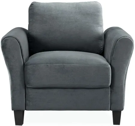 Warren Chair in Dark Gray by Lifestyle Solutions