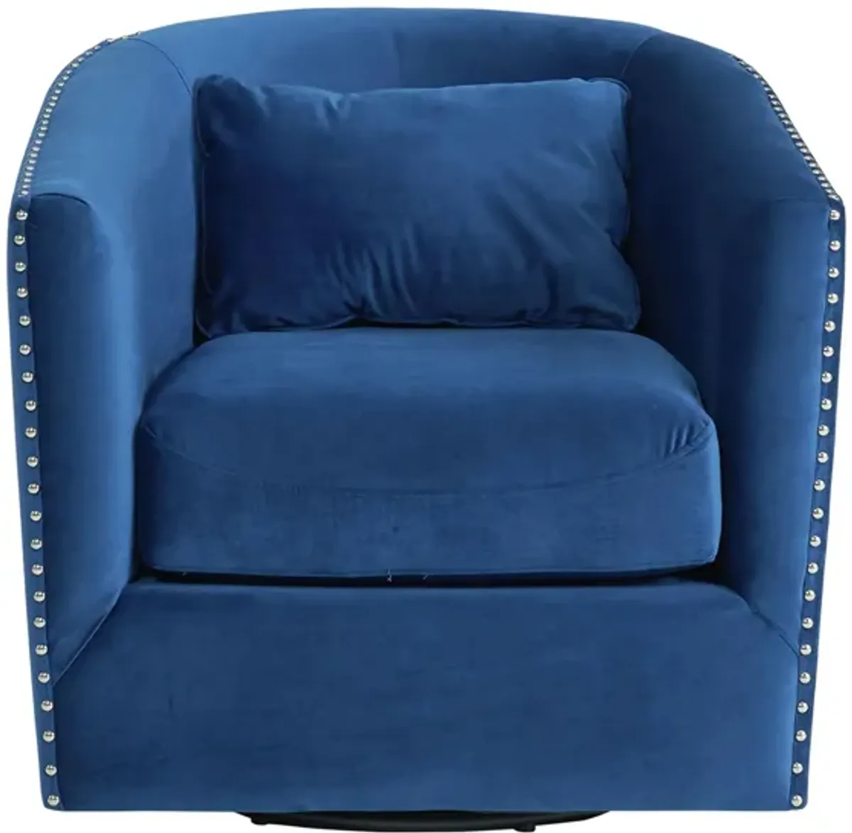 Alba Swivel Chair in Navy by Elements International Group