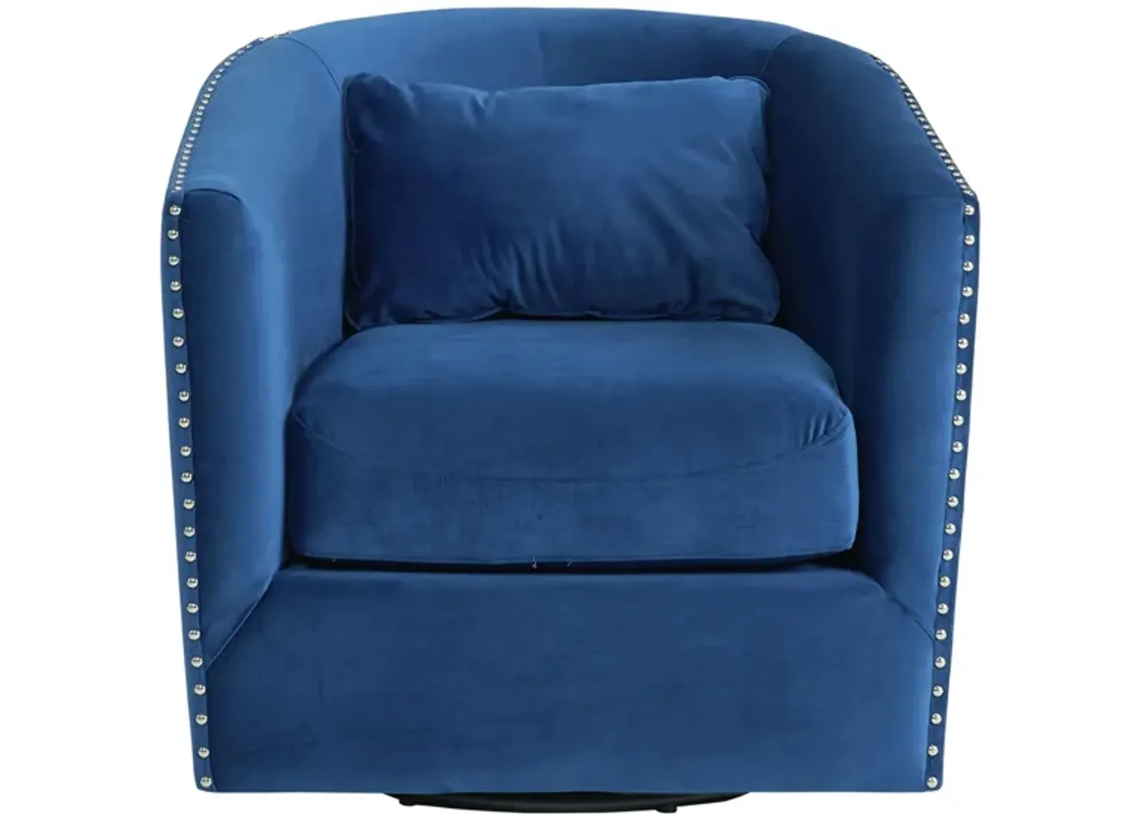 Alba Swivel Chair in Navy by Elements International Group