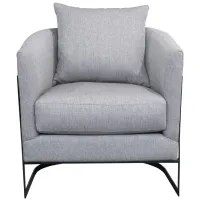 Swan Accent Chair in Gray by Armen Living
