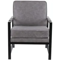 Franklin Arm Chair in Grey by Lumisource