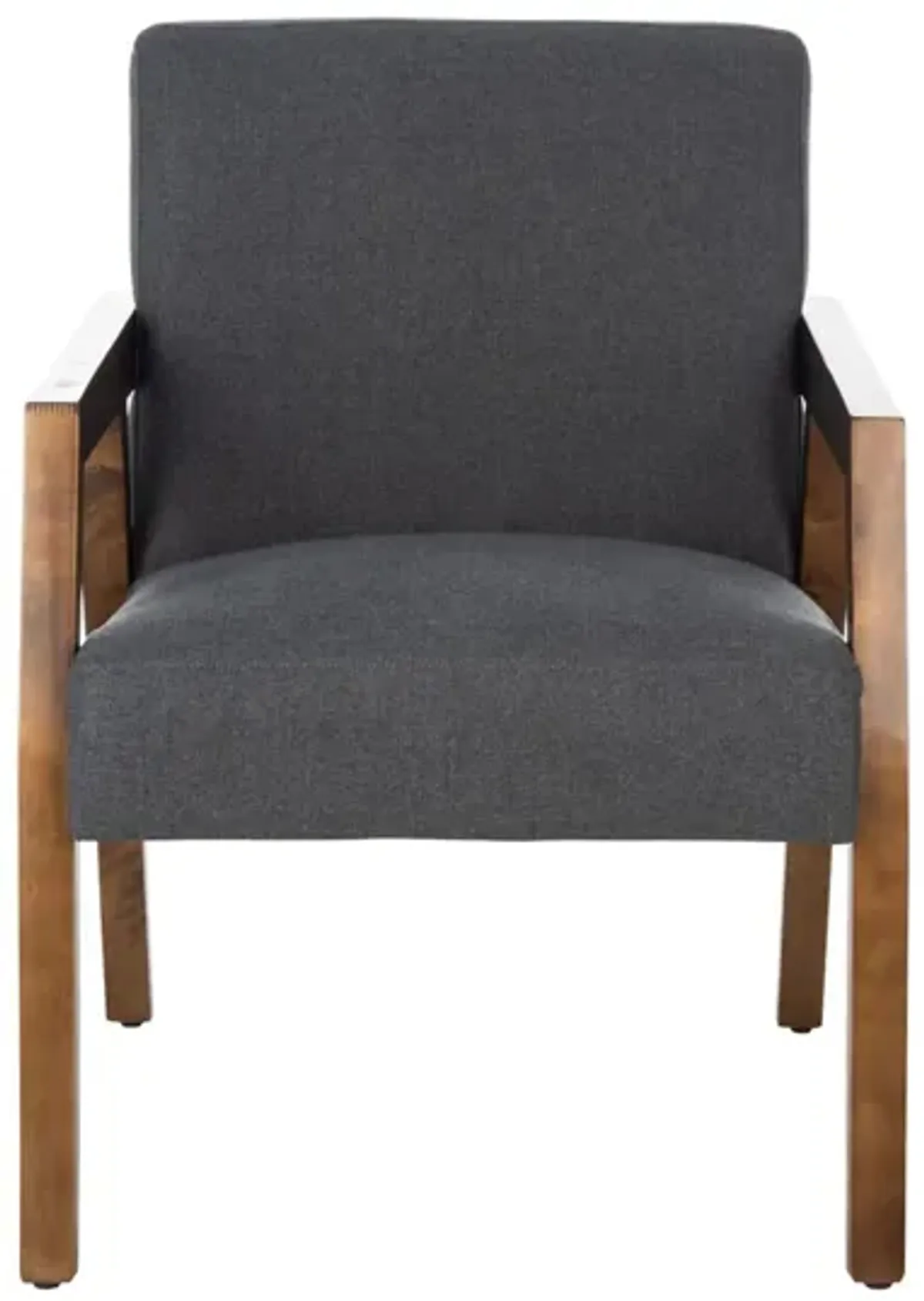 Olyvar Arm Chair in DARK GREY by Safavieh