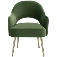 Dublyn Accent Chair in GREEN by Safavieh
