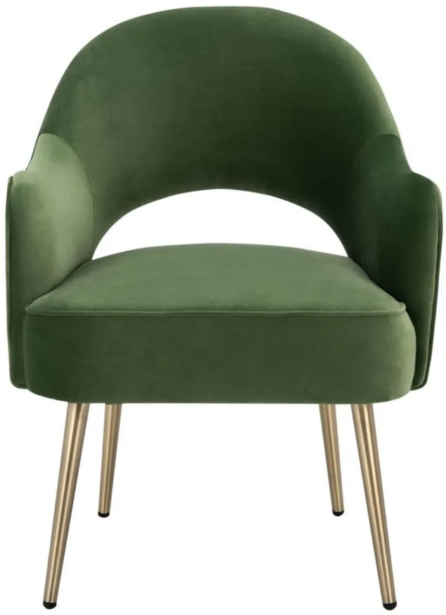 Dublyn Accent Chair in GREEN by Safavieh