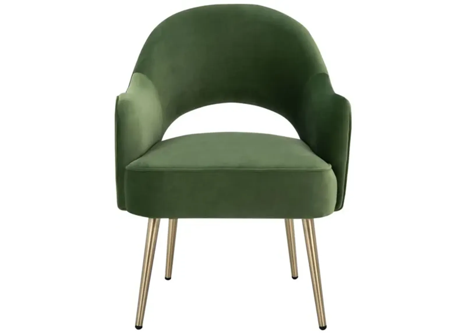 Dublyn Accent Chair in GREEN by Safavieh