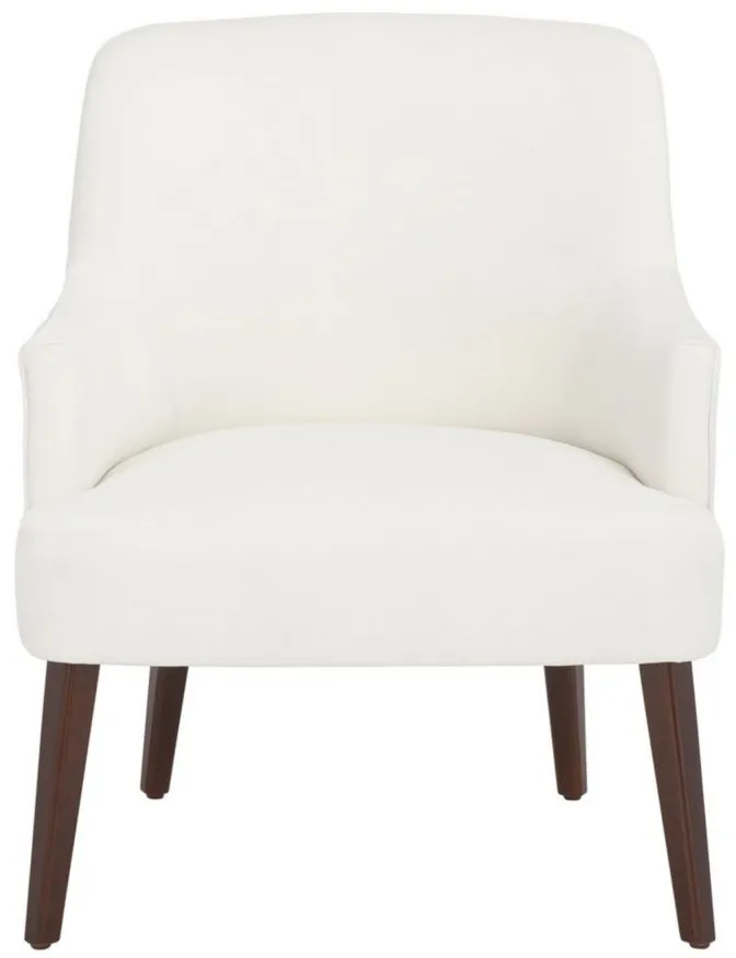 Briony Accent Chair in WHITE by Safavieh