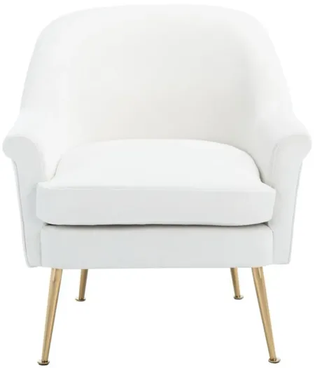 Rodrik Accent Chair in WHITE by Safavieh