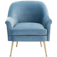 Rodrik Accent Chair in LIGHT BLUE by Safavieh