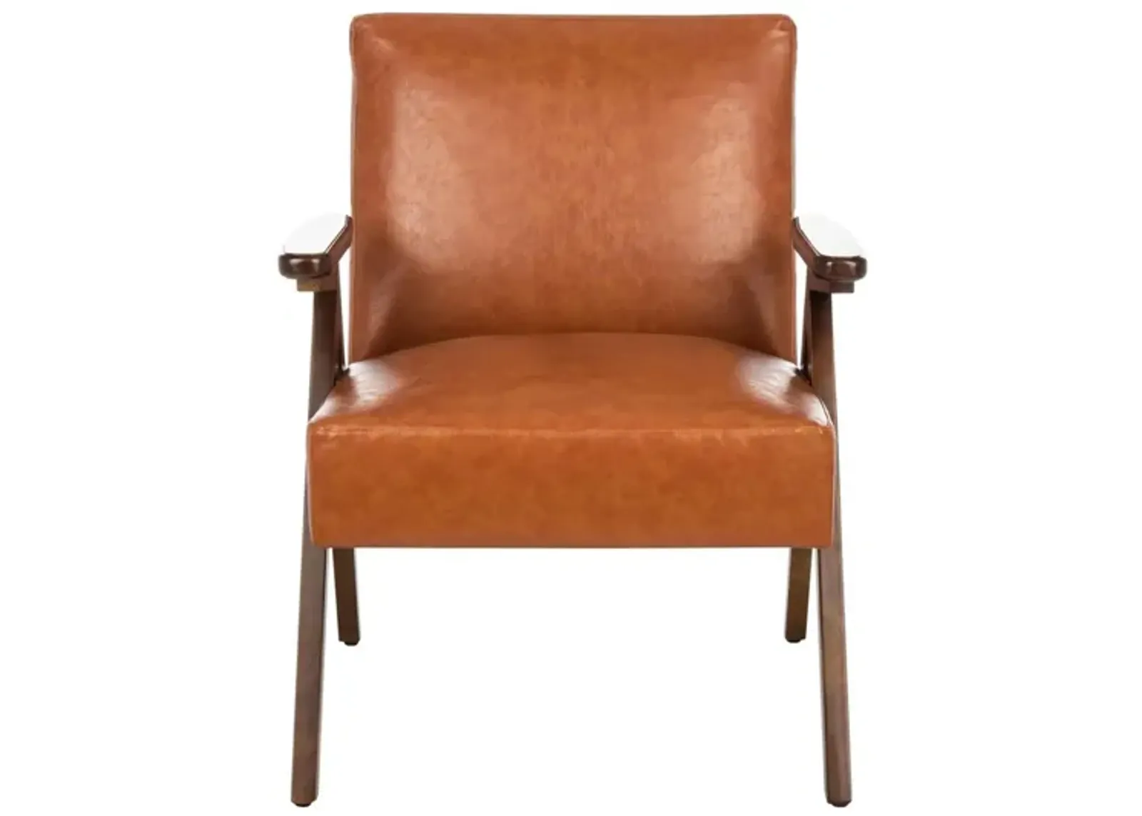 Emyr Arm Chair in COGNAC by Safavieh