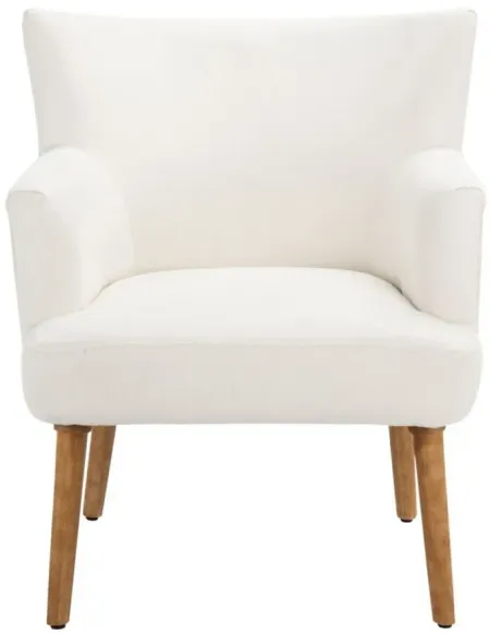 Delfino Accent Chair in WHITE by Safavieh