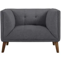 Hudson Chair in Dark Gray by Armen Living