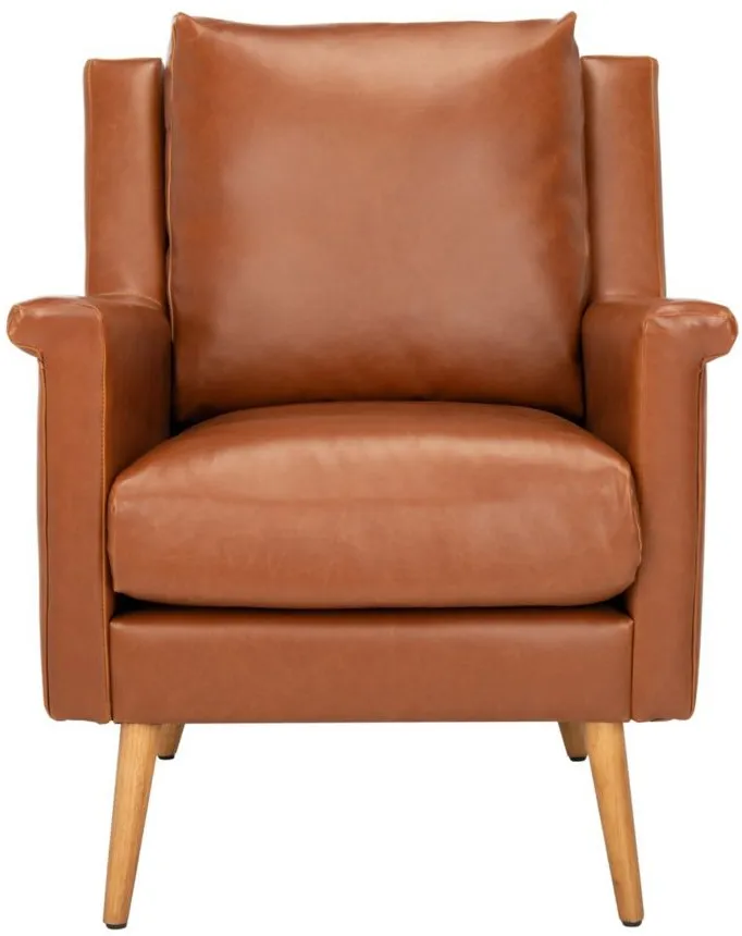 Astrid Arm Chair in COGNAC by Safavieh