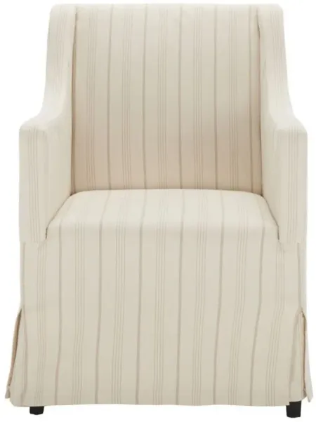 Sandra Slipcover Chair in BEIGE by Safavieh