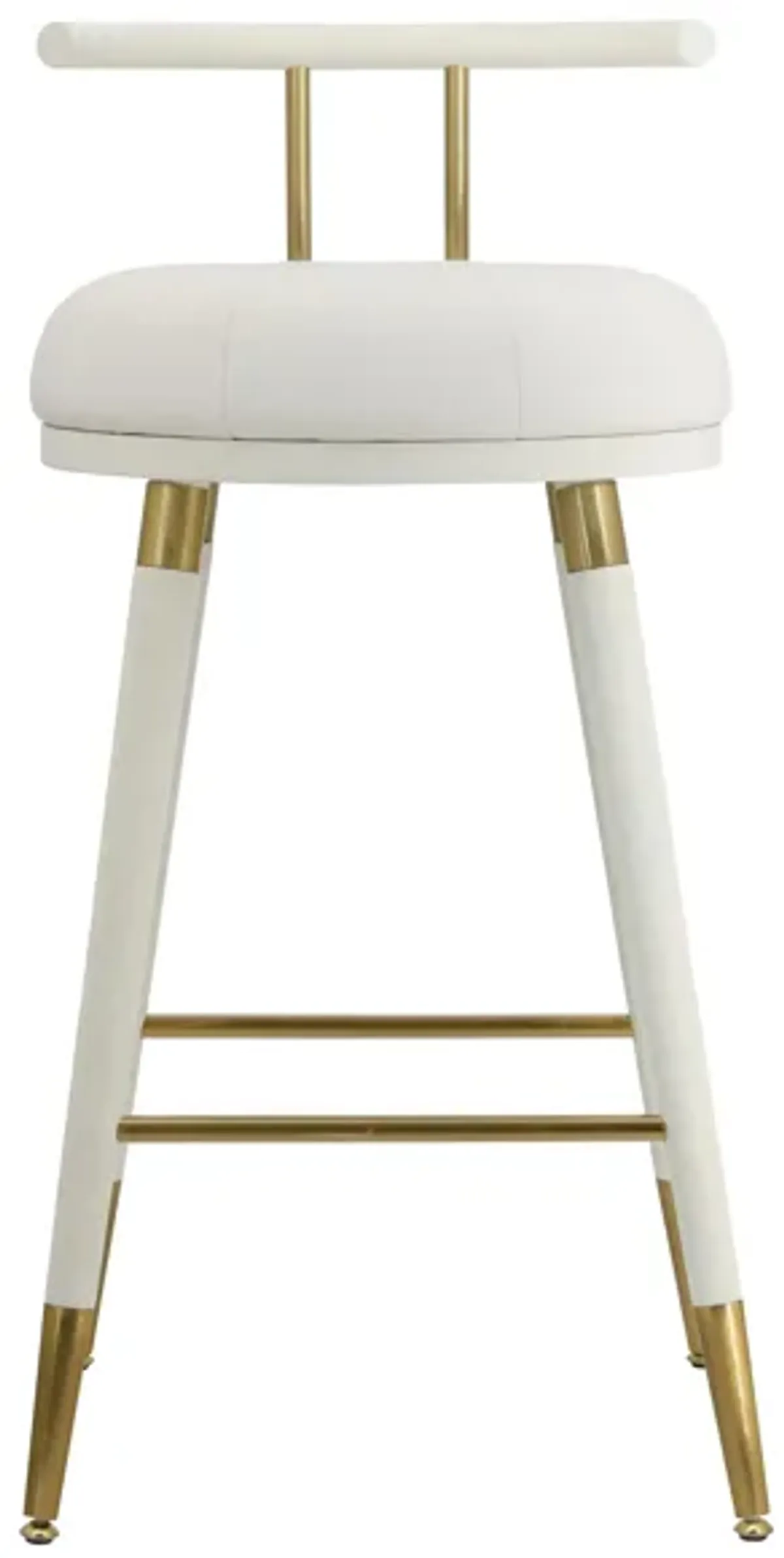 Juniper Barstool in Cream, Brown by Tov Furniture