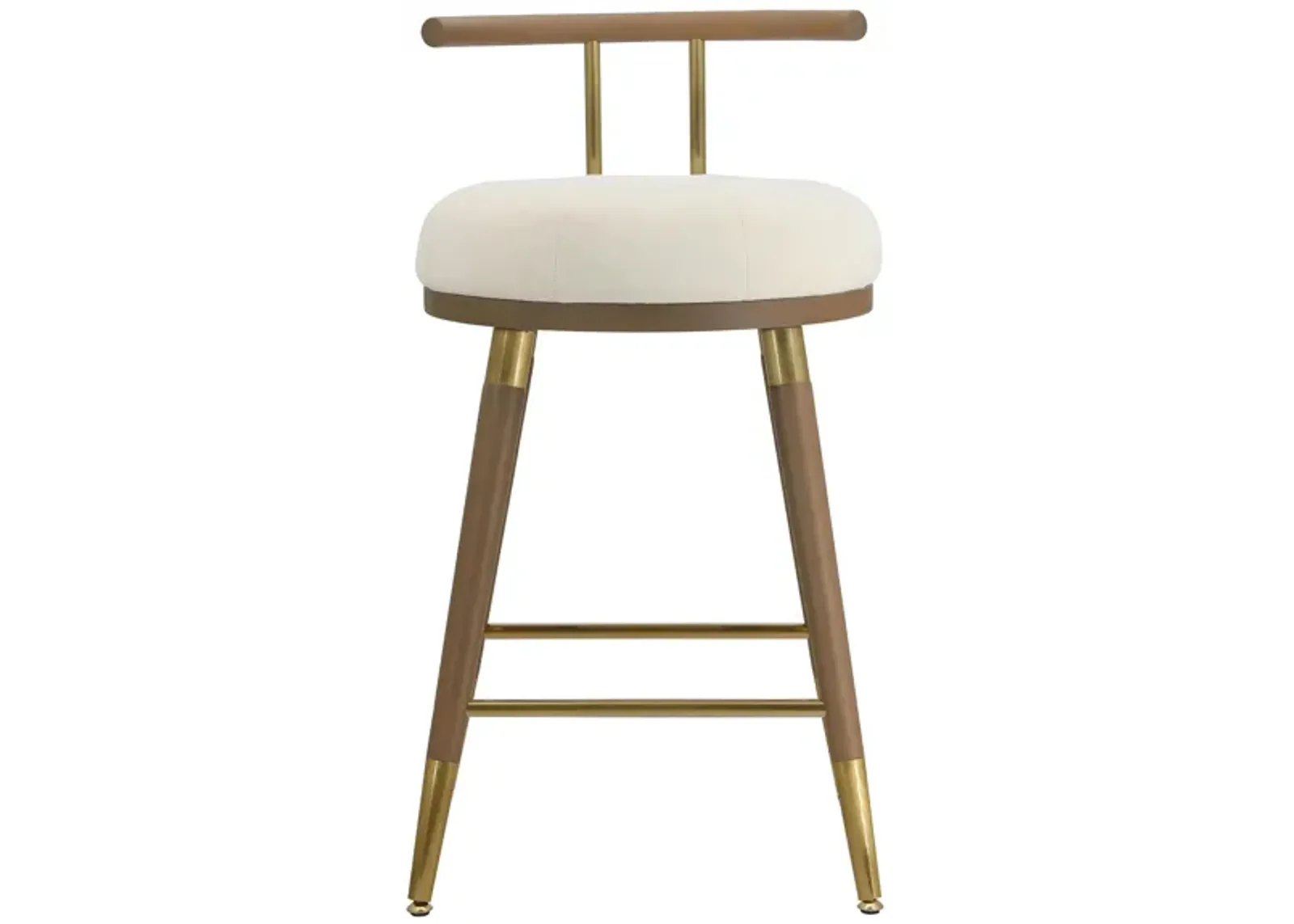 Juniper Counter Stool in White by Tov Furniture