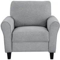 Foxcroft Chair in Dark Gray by Homelegance