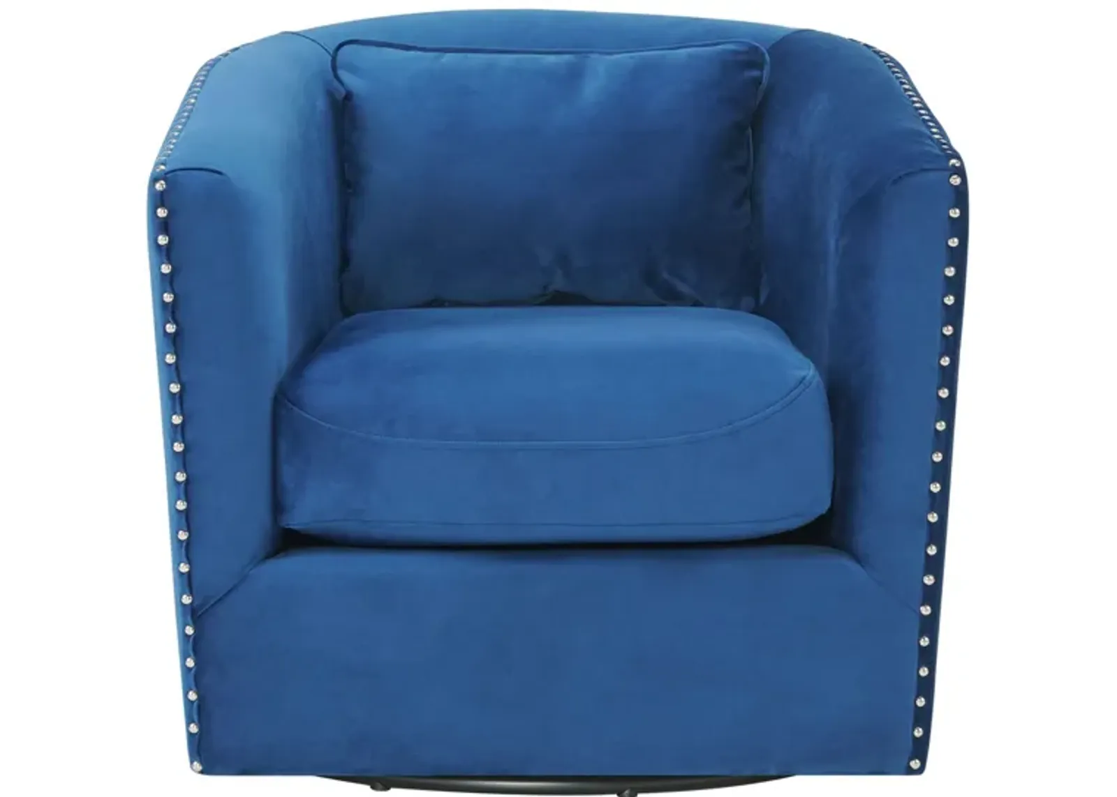 Zola Swivel Chair in Cobalt by Elements International Group