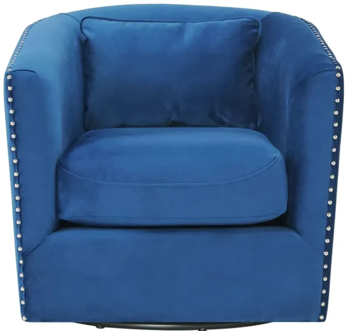 Zola Swivel Chair in Cobalt by Elements International Group