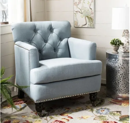 Colin Club Chair in SKY BLUE by Safavieh