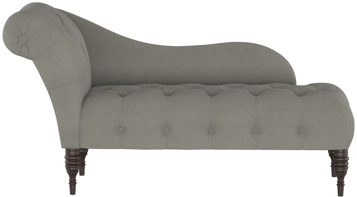 Opulence Chaise Lounge in Linen Grey by Skyline