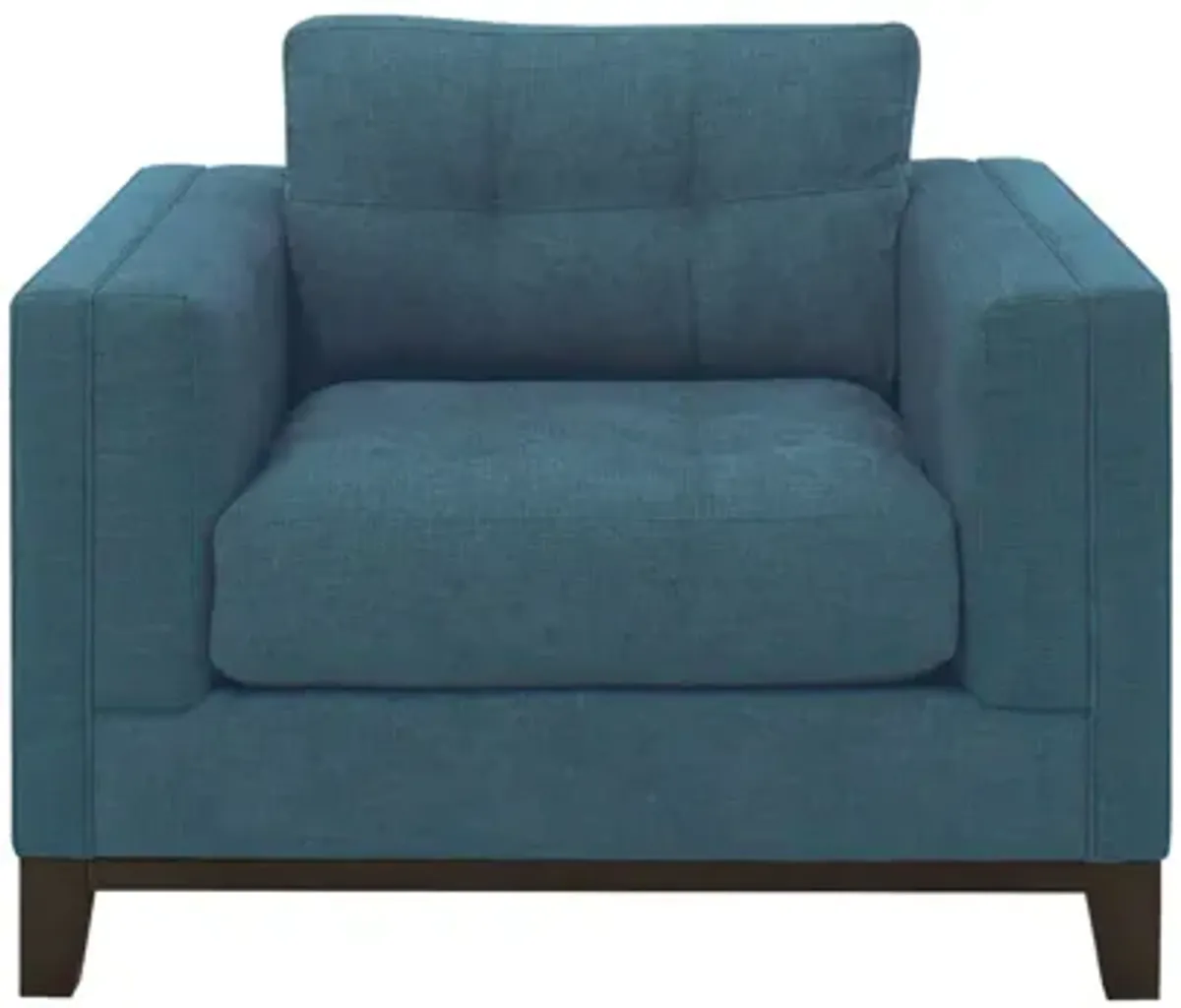 Mirasol Chair in Suede so Soft Indigo by H.M. Richards