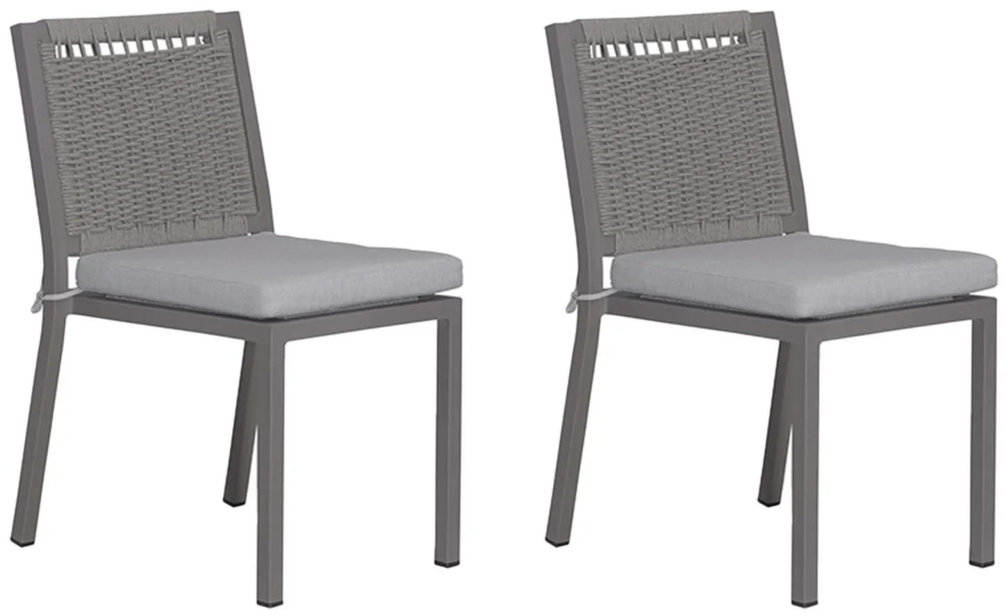 Plantation Key Outdoor Side Chairs - Set of 2 in Granite Finish by Liberty Furniture