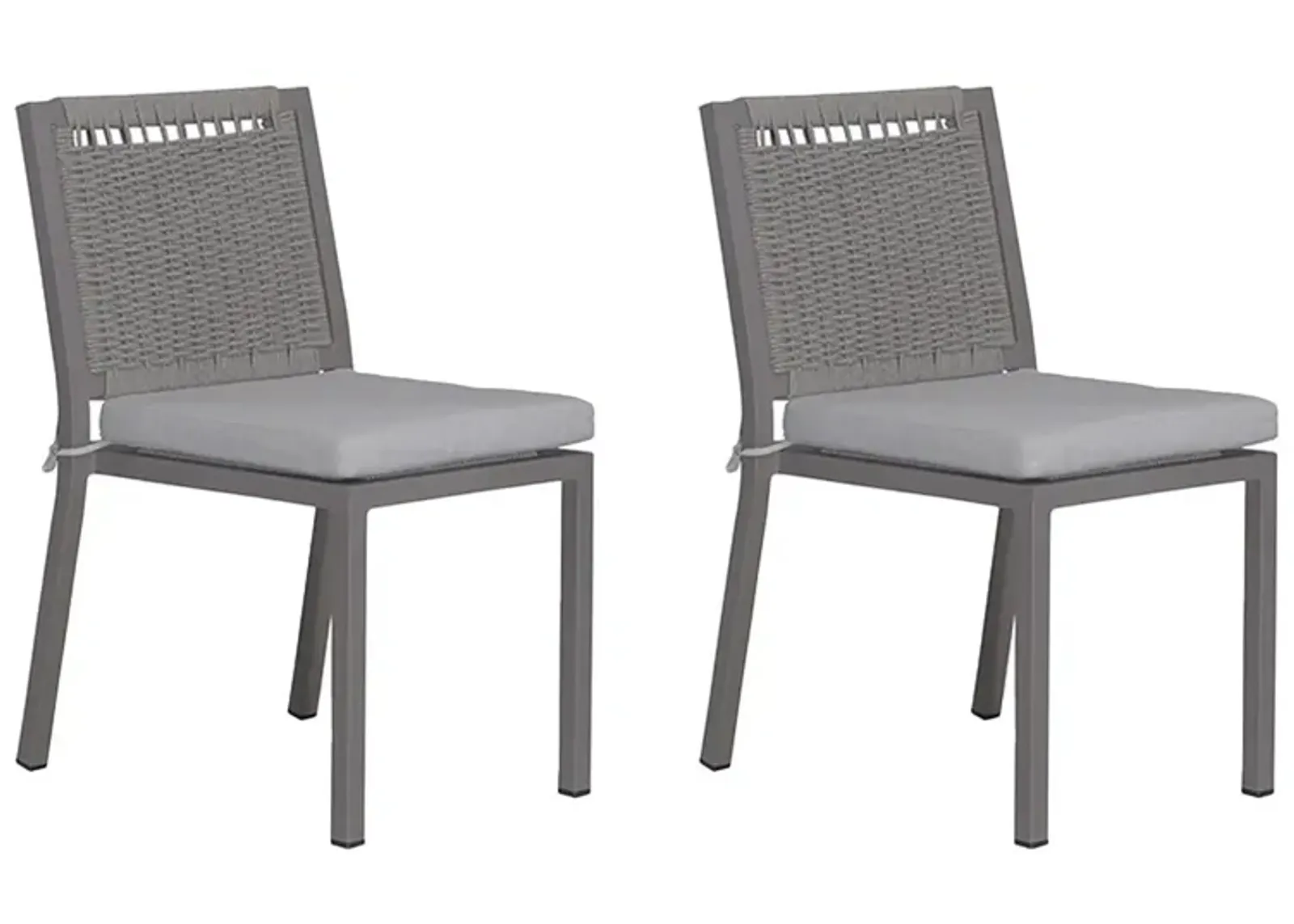 Plantation Key Outdoor Side Chairs - Set of 2 in Granite Finish by Liberty Furniture