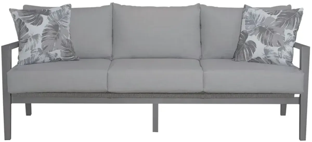 Plantation Key Outdoor Sofa in Granite Finish by Liberty Furniture