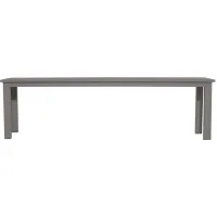 Plantation Key Outdoor Dining Bench in Granite Finish by Liberty Furniture