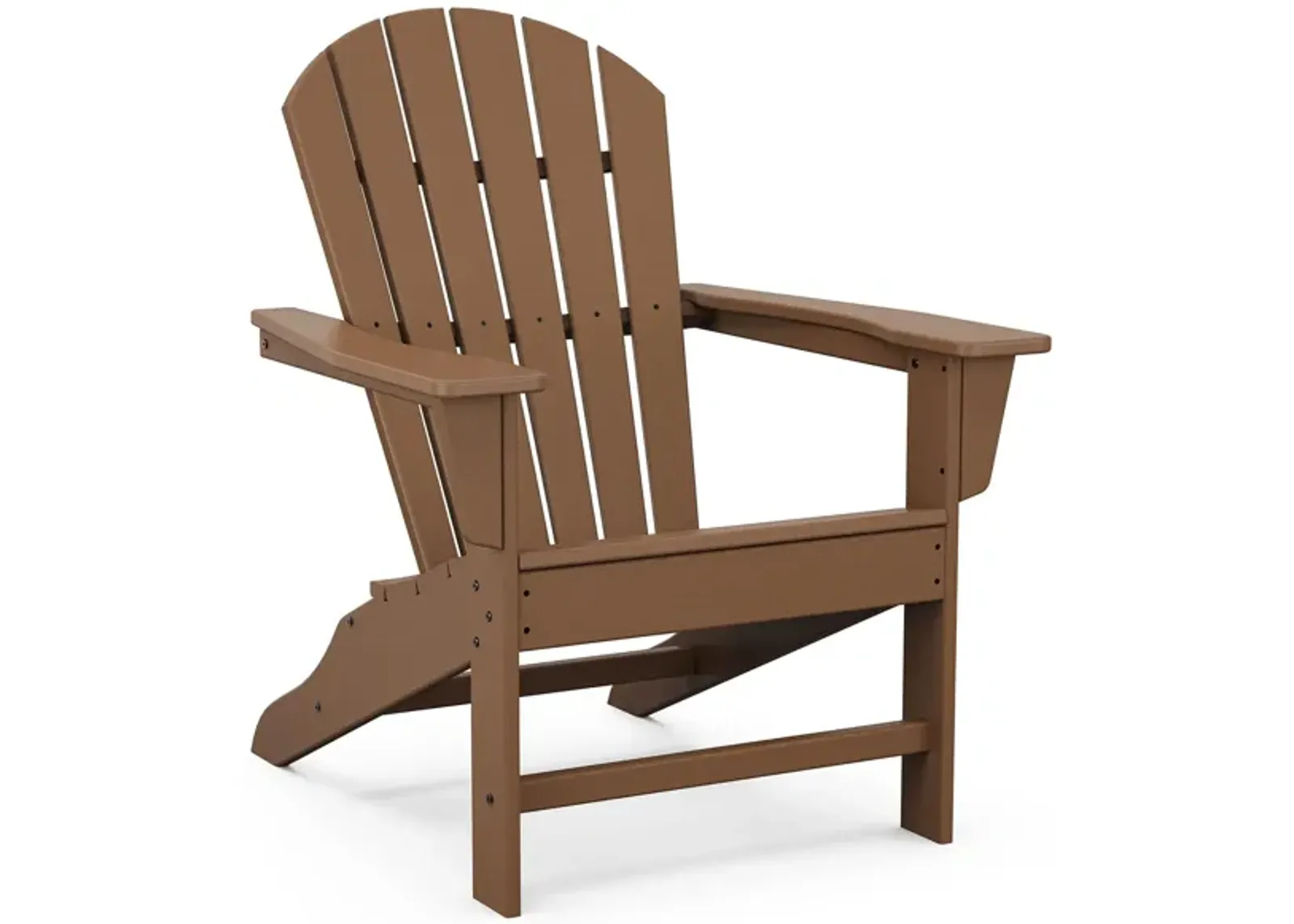 South Beach Adirondack in Teak by Polywood