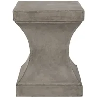Curby Indoor/Outdoor Accent Table in Dark Gray by Safavieh