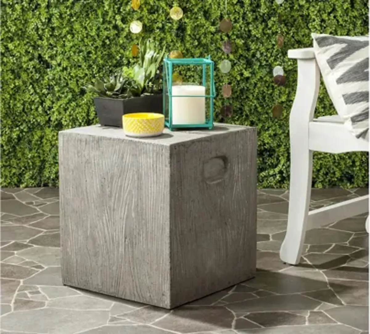 Cube Indoor/Outdoor Accent Table