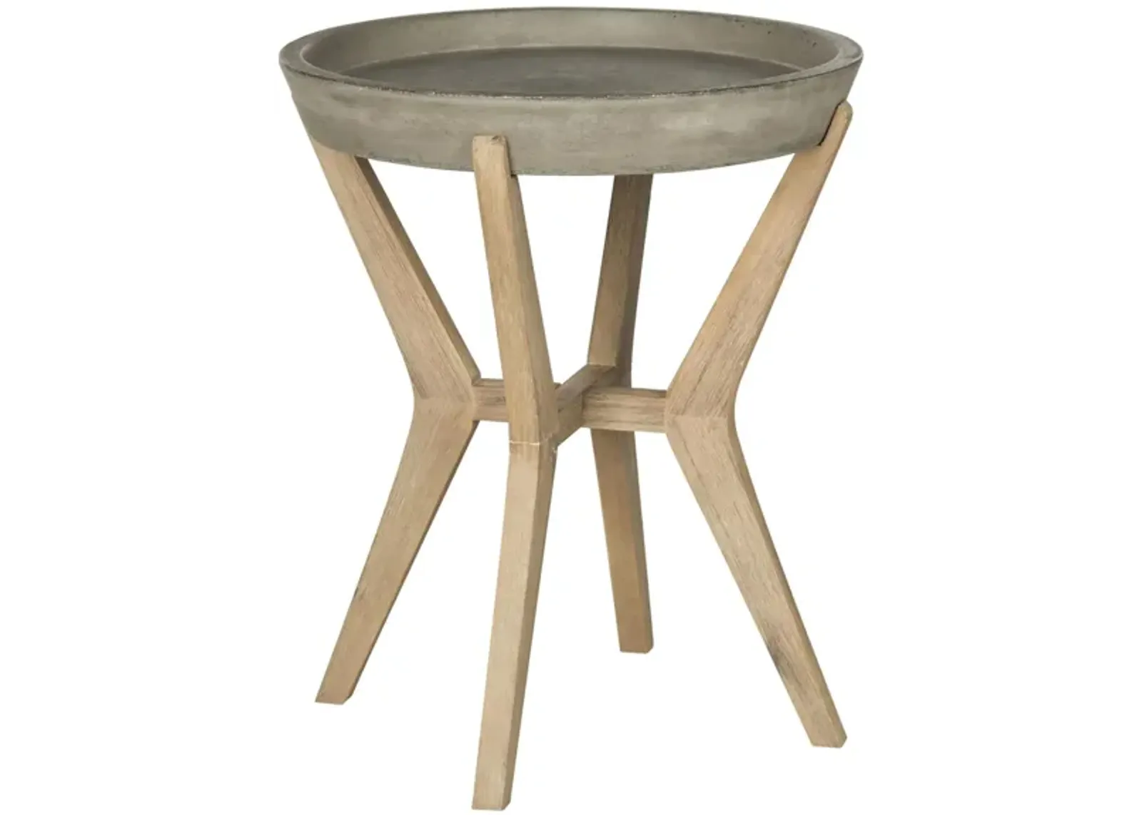 Celeste Indoor/Outdoor End Table in Brown by Safavieh