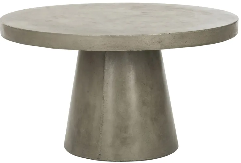 Delfia Indoor/Outdoor Cocktail Table in Gray by Safavieh