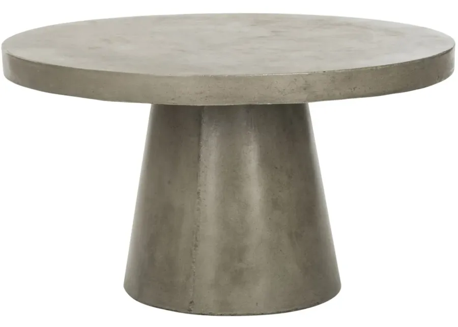 Delfia Indoor/Outdoor Cocktail Table in Gray by Safavieh