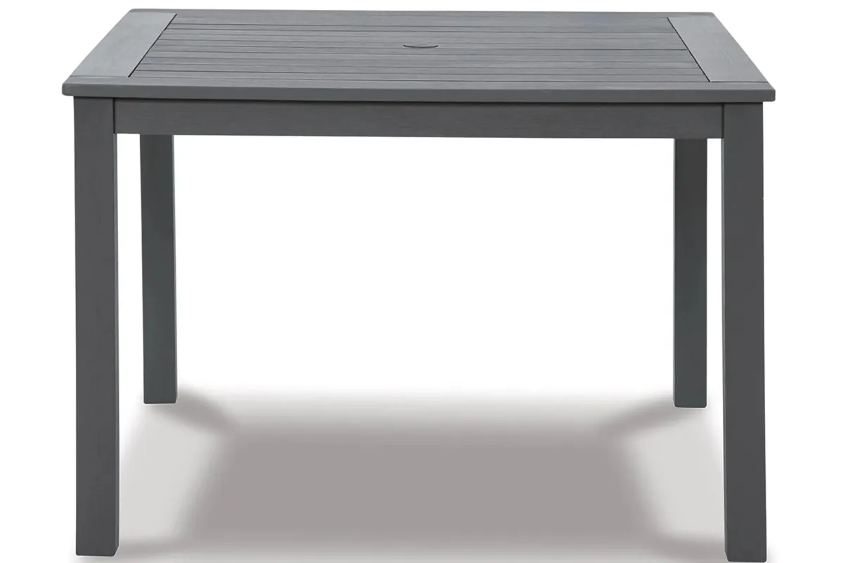 Eden Town Outdoor Dining Table in Gray by Ashley Furniture