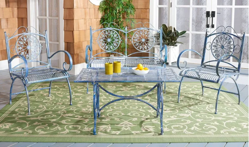 Tarien 4-pc. Patio Set in Hunter Green by Safavieh