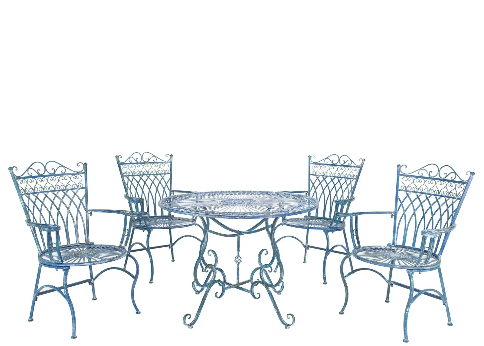 Halcott Outdoor 5-pc. Set in Blue by Safavieh